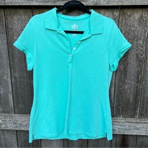 Izod Teal Polo Short Sleeve